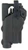 Rapid Force Duty Holster Outside The Waistband Level 3 Retention Fits Glock 17/22/31 With Light And