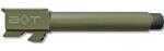 Backup Tactical Threaded Barrel 9MM For Glock 19 OD Green Finish Ships with FRAG-ODG Color Matching Prot