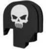 Bastion Slide Back Plate Skull Black and White Fits S&W M&P Shield 9/40 BASMPS-SLD-BW-BTSKUL