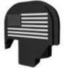 Bastion Slide Back Plate American Flag Black and White Fits S&W M&P Shield 9/40 BASMPS-SLD-BW-USAFLG