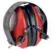 Helvetica SR112 Earmuff Red Electronic Folding VBSR006-12