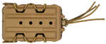 High Speed Gear 162R01Cb X2R Taco V2 Mag Pouch Double, Coyote Brown Polymer, Belt Clip/MOLLE U-Mount, Compatible W/ AR/A