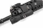 Impact Weapons Components Picatinny Rail Weaponlight, Click Switch, 315 Lumen, Black Finish A212A1