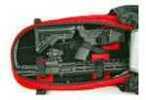Kinetic Development Group LLC Apparition Bag Red and Black Finish Two Water Bottle Pouches Cinch Straps Two Zippered Acc