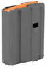 Ammunition Storage Components Magazine 223 Rem Fits AR-15 5Rd Aluminum Gray Orange Follower 5-223-AL-GM-O-ASC