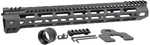 Midwest Industries MICRLW15 Combat Lightweight M-Lok Handguard AR-15 Black Hardcoat Anodized 6061-T6 Aluminum 15"