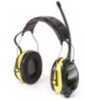 3M/Peltor WorkTunes Earmuff Black/Yellow Stereo/Hearing Protector Am/Fm Radio 90541