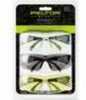 3M/Peltor SecureFit 400 Anti-fog Glasses Lightweight Amber/Clear/Gray Safety Eyewear 3-Pack SF400-P3PK-6