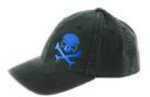Pipe Hitters Union Skull & Crossbones Hat Black/Blue Small/Medium PC501BBLUESM