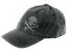 Pipe Hitters Union Skull & Crossbones Hat Black/Gray Small/Medium PC501BGRYSM