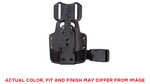 Safariland 6004 Single Strap Leg Shroud Black w/ Drop Flex Adaptor Model: 6004-25-2