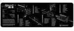 TekMat AR-10 Rifle Mat 12"x36" Black Finish 36-AR10