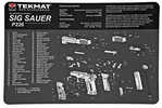 TekMat Sig P226 Pistol Mat 11"x17" Black Includes Small Microfiber TekTowel Packed In Tube R17-SIGP226