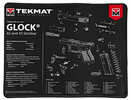 TekMat Ultra Mat For Glock 42/43 Cleaning Mat Thermoplastic Surface Protects Gun From Scratching 1/4" Thick 15"X20" Tube