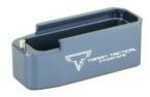 Taran Tactical Innovation PMAG Base Pad for AR15 +5 Titanium Blue Finish PMBP-04