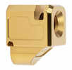 Zaffiri Precision Blowhole Compensator 9mm Tin Finish Gold 1/2x28 Fits Glock 43/43x/48 Zp.comp.43.g