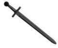 Cold Steel Cs-92BKS Medieval Training Sword 32.25" Plain Black Polypropylene Blade & Handle