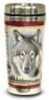 American Expedition Wildlife Steel Travel Mug - Gray Wolf