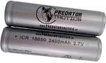 Predator Tactics Batteries-18650 Lithium Ion-2 Pack