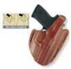 Gould & Goodrich Three Slot Pancake Holster- Chestnut Brown