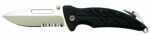 Ontario Knife Co XR-1 Black Folder Serrated
