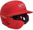 Rawlings Mach EXT Batting Helmet-Scarlet-JR-LH