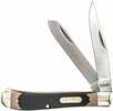 Old Timer 1135989 Heritage Series Bruin 50Th Anniversary 2.80" Drop Point Plain D2 Steel Blade 3.70" Black Wood Laminate