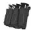 T ACP rogear Black Quad Pistol Mag Pouch With Griptite