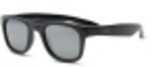 Real Kids Black Wayfarer Flex Fit Silver Mirror Lens 2+