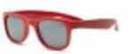 Real Kids Red Wayfarer Flex Fit Silver Mirror Lens 2+