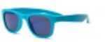 Real Kids Neon Blue Wayfarer Flex Fit Mirror Lens 4+