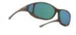 Cocoons MX Rectangular Black Frame/Green Mirror Polarized