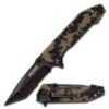 Tac Force 5" Stone Washed Army Camo Folding Knife