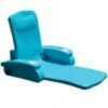 TRC Recreation Super Soft Adjustable Recliner In Aquamarine