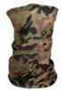 ZANheadgear Fleece Lined Motley Tube -Woodland Camo-High-Vis Md: TF118HV