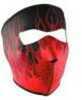 ZANheadgear Neoprene Full Mask - Red Flame Md: WNFM229
