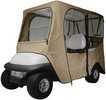 Classic Fairway Golf Cart Deluxe Enclosure Long Roof - Khaki