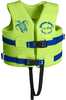 TRC Recreation Kids Super Soft USCG Vest XS - Kool Lime Gn