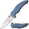 MTech USA Manual Folder w-Ball Bearing Pivot 3.5inBlade-Blue