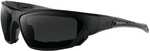Bobster Crossover Sunglasses Matte Black Frame Smoked Lens