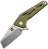 Artisan Ravine Folder 2.83 in D2 Blade Green G-10 Handle