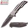 MTech USA Assisted 3.75 in Blade Eagle Art Stainless Handle