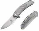 Defcon EDC Uluminum Folder 3.5 in Blade Gray Titanium Handle