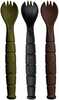 KA-BAR Knives Tactical SPORK 3Pk Brn Blk Grn