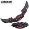 Tac-Force Dual Karambit Blades 2.5 in Black Aluminum Handle