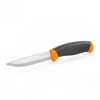 Sheffield Cervus Fixed 4.0 in Blade Black-Orange ABS Handle