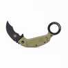 Fox 590OD Derespina Chiroptera Karambit Olive Green Handle