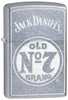 Zippo Street Chrome Jack Daniel Design Lighter