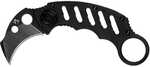 Mantis MK1VX Karambit 2 in Black Blade Stainless Handle