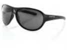 Bobster Criminal Street Sunglasses Gloss Black Frame Smkd Lens